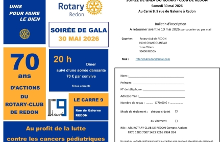 Soirée caritative au profit de la recherche médicale contre les cancers pédiatriques.